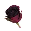 Cabeças de flores de rosa em pintura a óleo artificial, centro de botão de rosa, decoração de parede de rosa, buquê, flor para chapéu, fabricação de flores DIY