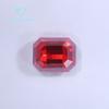 Ancora vermelho série fundo pontiagudo cristal vidro retangular chanfrado carro plano boutique prego diamante roupas sapato bolsa acessórios