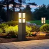 Lámpara Solar para Césped Exterior LED Simple Impermeable Jardín Comunitario Villa Parque Prado Lámpara Decorativa de Paisaje