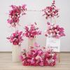 Lugar de Bodas Mori Arreglo Floral Arreglo para Banquete de Bodas Flor de Seda Arreglo Floral Decorativo de Hotel Ruta de Simulación Set Floral para Bodas