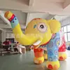 Nuevo modelo inflable de elefante de dibujos animados modelo inflable con rociador de agua decoración para eventos grandes modelo inflable de elefante decoración para celebraciones