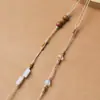 Cordão de Colar Ajustável Tecido à Mão para Pingente de Jade Hetian, Adequado para Homens e Mulheres, Estilo Delicado com Cordão de Sândalo da Montanha Antiga