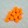 3cm 10 Piezas Por Paquete Bolas Blancas de Pelo de Alta Elasticidad Bolas de Pelo Pequeñas Coloridas de Poliéster Accesorios de Bolas de Felpa de Poliéster para Manualidades