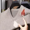 Chaleco de lana con cuello en V para otoño e invierno, chaleco de punto grueso sin mangas para hombre con patrón de rombos, se usa debajo de un suéter de jacquard, chaleco de hombre