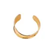 Pulsera Europea y Americana Simple para Viajero de Alto Sentimiento 1 Pulsera Elegante Geométrica de Metal Abierta de Cara Ancha para Mujer
