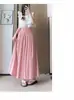 Calça Culotte Cor de Damasco em Seda de Gelo Estilo Yamamoto para Mulheres, Estilo Fino de Verão, Nova 2026, Cintura Alta, Caimento Fluido, Cropped, Perna Larga Solta para Figuras Baixas