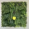 Parede de plantas simulada 100*100, parede de plantas verdes tridimensional, decoração com flores e grama artificiais, fundo verde, parede popular da internet