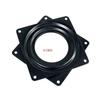 Plato giratorio universal para muebles de 3 a 12 pulgadas Base giratoria multiusos para estantería giratoria Gabinete de TV plato giratorio de hierro negro con rodamiento de bolas completo