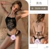 Camexue sexy sexy lingerie barriga pijamas renda quente perspectiva tentação paixão uniforme livre 2083