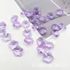 Xingtai Vidro Cristal Contas Soltas Acessórios para Joias DIY Pingente Cortina de Porta Acessórios para Roupas Pingente Flor de Ameixa de Furo Único 14mm