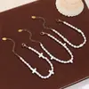 Novo Conjunto Versátil de Colar e Pulseira Banhado a Ouro 18K em Aço Inoxidável Pulseira Colar de Pérola de Água Doce com Contas Luxo Acessível