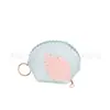 Nueva Moda Mujer Billetera para Monedas de PU Moda Versátil Bolso Colgante de PU Forma de Concha Multifuncional Bolsa de Almacenamiento de PU
