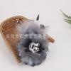 2025 Tocado de Malla Elástica Hecho a Mano Ramillete de Rendimiento Flor Artificial Flor para Ropa Versátil Colores de Exportación Europeos y Americanos 1108