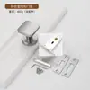 Cerradura de Puerta Invisible de un Solo Lado para Puertas Interiores del Hogar, Cerradura Cuadrada de Aleación de Zinc Silenciosa Oculta de un Solo Lado, Cerradura de Puerta con Manija sin Llave