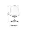 Celebriade da Internet Morango Bolo Copo Restaurante Sobremesa Bebida Copo Pé Curto Copo de Café Gelado Copo para Coquetel de Brandy
