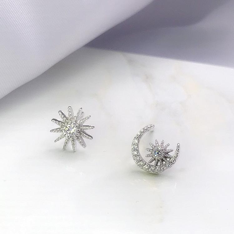 ED803142不对称太阳花耳钉