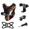 Adecuado para accesorios gopro soporte de barbilla para casco traje 5 en 1 soporte de fijación para casco de vehículo todoterreno traje