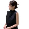 Chic Coreano 2026 Verano Nuevo Diseño Francés Sin Mangas Diseño de Cinta Camisa Top para Mujer