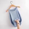 Venta de Liquidación de Salida Top de Punto tipo Camisola para Mujer, Adecuado para Usar en Capas o Solo, Top sin Mangas Ajustado Calado