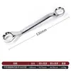 Llave Torx de Doble Propósito Multifuncional para Reparación Automotriz Llave Totalmente Abierta Llave Llave de Flor de Ciruelo Herramienta