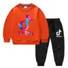 Conjunto de Ropa Infantil Transfronterizo Nuevo Primavera y Otoño 2026: Conjunto de Dos Piezas de Sudadera y Pantalón Largo para Niños, Atuendo de Algodón de Manga Larga para Bebé de Exportación