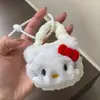 Nuevo Colgante para Bolso de Gama Alta Versátil para Otoño e Invierno Muñeca de Peluche Muñeca de Piernas Largas Gato Negro de Cuero Accesorios