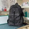 Mochila Casual Lisa com Estampa de Letras Minimalista Estilo Japonês para Estudantes e Meninas para Aula e Atividades ao Ar Livre