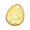 Equipo de Pesca con Señuelos Pequeño Torbellino VIB Cabeza Plomada Anzuelo Accesorios Ruido Hoja Spinner Hoja Lágrima Superficie Picada Señuelo Metálico Oro y Plata