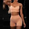 Espessado europeu e americano ins Amazon explosivo Candy Color Fitness Sports Shorts cintura alta das mulheres sem costura Yoga Pants