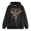 Sudadera con estampado de ángel punk NIRVANA transfronteriza, camiseta de algodón de manga corta oversize estilo retro americano high-street