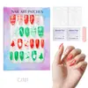 24 Peças de Unhas Postiças Usáveis para Adultos Produtos Acabados Transfronteiriços Patches de Manicure de Alta Qualidade Manicure Amêndoa Removível Atacado