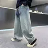 Pantalones Vaqueros para Niños 2026 Nueva Temporada de Primavera Elegantes Casuales Rectos para Niños Mayores, Pantalones Largos de Moda para Primavera y Otoño