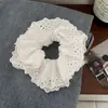 Xuxinha de Renda com Estilo Relaxado para Mulheres, Prendedor de Cabelo de Alta Qualidade, Corda de Cabelo Versátil Coreana, Acessório de Cabelo, Elástico de Cabelo de Alta Elasticidade