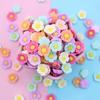 Pendientes de flores frescas japonesas de alta calidad, pendientes de material para hacer tú mismo, accesorios de flores de resina, pequeñas flores.