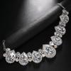 Nuevos accesorios de diamantes de imitación transfronterizos, collar de gota de agua exagerada europea y americana, collar de diamantes de noche con temperamento, joyería femenina