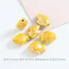Contas de peixe de cerâmica fofas acessórios de joias pulseira contas soltas materiais DIY feitos à mão produtos semi-acabados com contas atacado