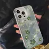 Capa de Celular Floral de Tela Cheia para iPhone 17 Adequada para Apple 18 Pro Max, Estilo Europeu e Americano, Fashion para 15 Pro, Design de Buraco Grande para 16