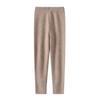 Leggings de Lã 100% Pura para Meninas, Calças Térmicas Espessas para Crianças, Calças de Lã Slim para Meninos e Meninas, para Uso Interno e Externo