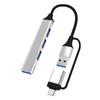 Dock de expansão USB dois em um divisor multi-interface divisor multifuncional para laptop conversor USB