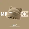 Gorro de Punto con Orejas de Gato Falsas de Mink Nuevo Coreano para Mujer Moda Versátil Gorro Turbante de Moda