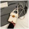 Bolso de caja portátil retro de alta gama popular de moda coreana de este año, temperamento simple, combina con todo, para ir al trabajo, cruzado, para mujer