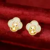 Pendientes Año Nuevo 2026 Año del Caballo Plata Pura Estilo Chino Zodiaco Pendientes de Caballo Lindos Joyería de Ágata Roja