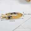 Novo Estilo Coreano Acessórios de Cabelo Fofos Presilhas de Cabelo de Acetato Sem Marcas Cabeleireiro Maquiagem Grampos de Cabelo Presilhas para Franja Pequenas Presilhas de Folha Venda por Atacado