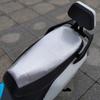 Funda Impermeable para Asiento de Coche Eléctrico Cubierta de Cojín Cuatro Estaciones Universal Pedal Motocicleta Almohadilla Protectora Solar Coche Eléctrico Grueso Cubierta de Cojín de Cuero