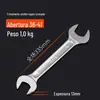 5.5-55 Chave de extremidade aberta dupla terno Auto Repair Spanner 14 Fixo Hardware Insert Spanner 13