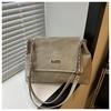 Bolso de cadena casual retro simple estilo coreano bolso grande bolso de mujer invierno Nueva Moda bolso de hombro axilar portátil bolso de mujer