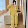 Pijama de Modal para Mujer, Nuevo Estilo Primavera y Otoño, Holgado y con Caída, Manga Larga y Pantalón Largo, Nueva Ropa de Casa 2026