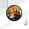 Serie de Halloween Creativa de Dibujos Animados Redonda Gruesa Oficina Estudio Escritorio de Computadora Alfombrilla Pequeña Popular Transfronteriza Mouse Pad