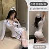 No te pierdas la noche Lianyungang Lencería Sexy Cosplay Sexy Uniforme de Azafata Pura Tentación Deseo Coquetería Conjunto de Pijama Qqn