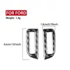 Conjunto completo de acabamentos internos em fibra de carbono, emblema do volante, decorações laterais do ar condicionado para modelos Ford Explorer 20-23
